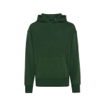 Sweatshirt em algodão eco regular fit 340 g/m2, Iqoniq cor verde-escuro