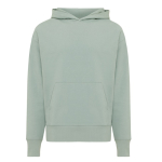 Sweatshirt em algodão eco regular fit 340 g/m2, Iqoniq cor verde oliva