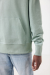 Sweatshirt em algodão eco regular fit 340 g/m2, Iqoniq cor verde oliva