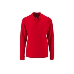 Polo de manga comprida algodão 100% para homem 180 g/m2 SOL'S Perfect cor vermelho quinta vista