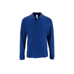 Polo de manga comprida algodão 100% para homem 180 g/m2 SOL'S Perfect cor azul real terceira vista