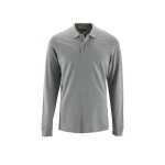 Polo de manga comprida algodão 100% para homem 180 g/m2 SOL'S Perfect cor cinzento-claro