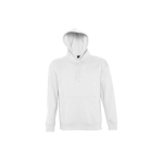 Sweatshirt com logótipo em felpa grossa com capuz 320 g/m2 SOL'S Slam cor branco nona vista