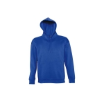 Sweatshirt com logótipo em felpa grossa com capuz 320 g/m2 SOL'S Slam cor azul real terceira vista