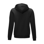 Sweatshirt algodão orgânico GOTS para homem 280 g/m2 Elevate NXT cor preto segunda vista traseira