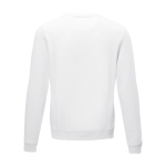 Camisola gola redonda homem algodão orgânico GOTS 280 g/m2 Elevate NXT cor branco segunda vista traseira