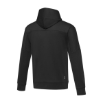 Casaco desportivo de poliéster para homem 245 g/m2 Elevate Life cor preto terceira vista traseira