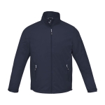 Casaco de homem de nylon 320T e poliéster 60 g/m2 Elevate Life cor azul-marinho segunda vista frontal