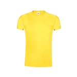 T-shirt de algodão em várias cores 145 g/m2 Fruit Of The Loom cor amarelo primeira vista