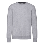 Sweatshirt leve de algodão e poliéster 240 g/m2 Fruit Of The Loom cor cinzento primeira vista