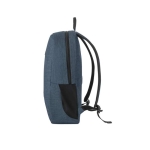 Mochila RPET com compartimento acolchoado para tablet 10,1” e PC 15,6” cor azul terceira vista