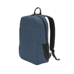 Mochila RPET com compartimento acolchoado para tablet 10,1” e PC 15,6” cor azul quarta vista