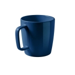 Caneca de cerâmica de acabamento brilhante e capacidade de 450ml cor azul-marinho