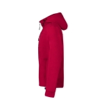 Casaco softshell com gola alta e interior micropolar 300 g/m2 cor vermelho terceira vista