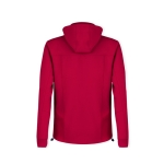 Casaco softshell com gola alta e interior micropolar 300 g/m2 cor vermelho quarta vista