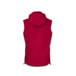 Colete softshell com gola alta e interior micropolar 300 g/m2 cor vermelho terceira vista