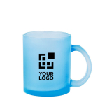 Caneca de vidro em várias cores para sublimação 350ml vista principal