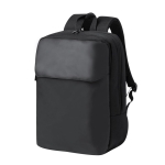 Mochila de pele sintética para portátil com bolso frontal 15'' segunda vista