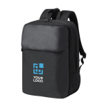 Mochila de pele sintética para portátil com bolso frontal 15'' vista principal