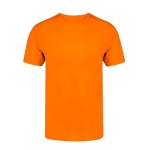 T-shirt unissex de algodão 100% penteado Ring Spun 160 g/m2 cor cor-de-laranja primeira vista