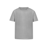 T-shirt para crianças de algodão 100% penteado Ring Spun 160 g/m2 cor cinzento primeira vista