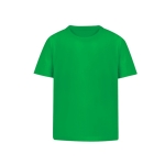 T-shirt para crianças de algodão 100% penteado Ring Spun 160 g/m2 cor verde primeira vista