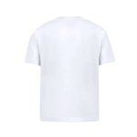 T-shirt branca para crianças de gola redonda 100% algodão 160 g/m2 cor branco segunda vista