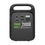 Central elétrica portátil de carregamento para dispositivos 21.000 mAh cor preto terceira vista