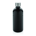 Garrafa de aço inoxidável reciclado com sistema antifugas 800ml cor preto