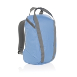 Mochila com design juvenil de RPET para PC com compartimentos 14'' cor ciano