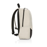 Mochila de viagem de RPET disponível em várias cores 15,6” cor branco-sujo quarta vista