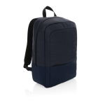 Mochila de RPET para PC com vários organizadores interiores 15,6'' cor azul-marinho