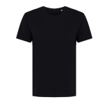 T-shirt de mulher algodão reciclado slim fit 160 g/m2 Iqoniq cor preto