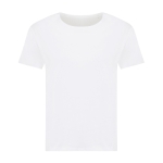 T-shirt de mulher algodão reciclado slim fit 160 g/m2 Iqoniq cor branco