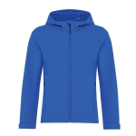 Casaco softshell de mulher casual fit 300 g/m2 Iqoniq cor azul real