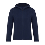 Casaco softshell de mulher casual fit 300 g/m2 Iqoniq cor azul-marinho