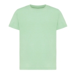 T-shirt de criança algodão reciclado casual fit 160 g/m2 Iqoniq cor verde oliva