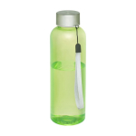 Garrafas de água de plásticos reciclados 500ml Downtown RPET cor verde-lima transparente