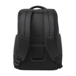 Mochila para PC de poliéster reciclado repelente à água 15,6'' cor preto segunda vista traseira