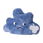 Peluche reversível em forma de nuvem com dois estados de espírito cor branco/azul terceira vista