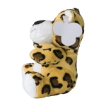 Leopardo pequeno de peluche com etiqueta e olhos bordados cor multicolor segunda vista