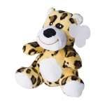 Leopardo pequeno de peluche com etiqueta e olhos bordados cor multicolor terceira vista