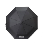 Guarda-chuva dobrável automático de RPET 190T com 8 painéis Ø98 cor preto vista principal