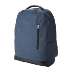 Mochila antirroubo RPET para PC, tira para ajustar ao trolley 15” cor azul segunda vista