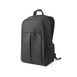 Mochila de nylon reciclado com zíperes impermeáveis 22L 15,6” cor preto