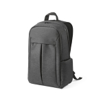 Mochila de nylon reciclado com zíperes impermeáveis 22L 15,6” cor cinzento-escuro