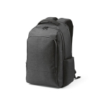 Mochila impermeável bicolor de nylon reciclado para portátil 15,6'' cor preto