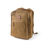 Mochila de algodão reciclado com revestimento encerado 230 g/m2 cor camel