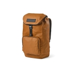 Mochila resistente à água de algodão reciclado com fivela 240 g/m2 cor camel