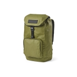 Mochila resistente à água de algodão reciclado com fivela 240 g/m2 cor verde militar